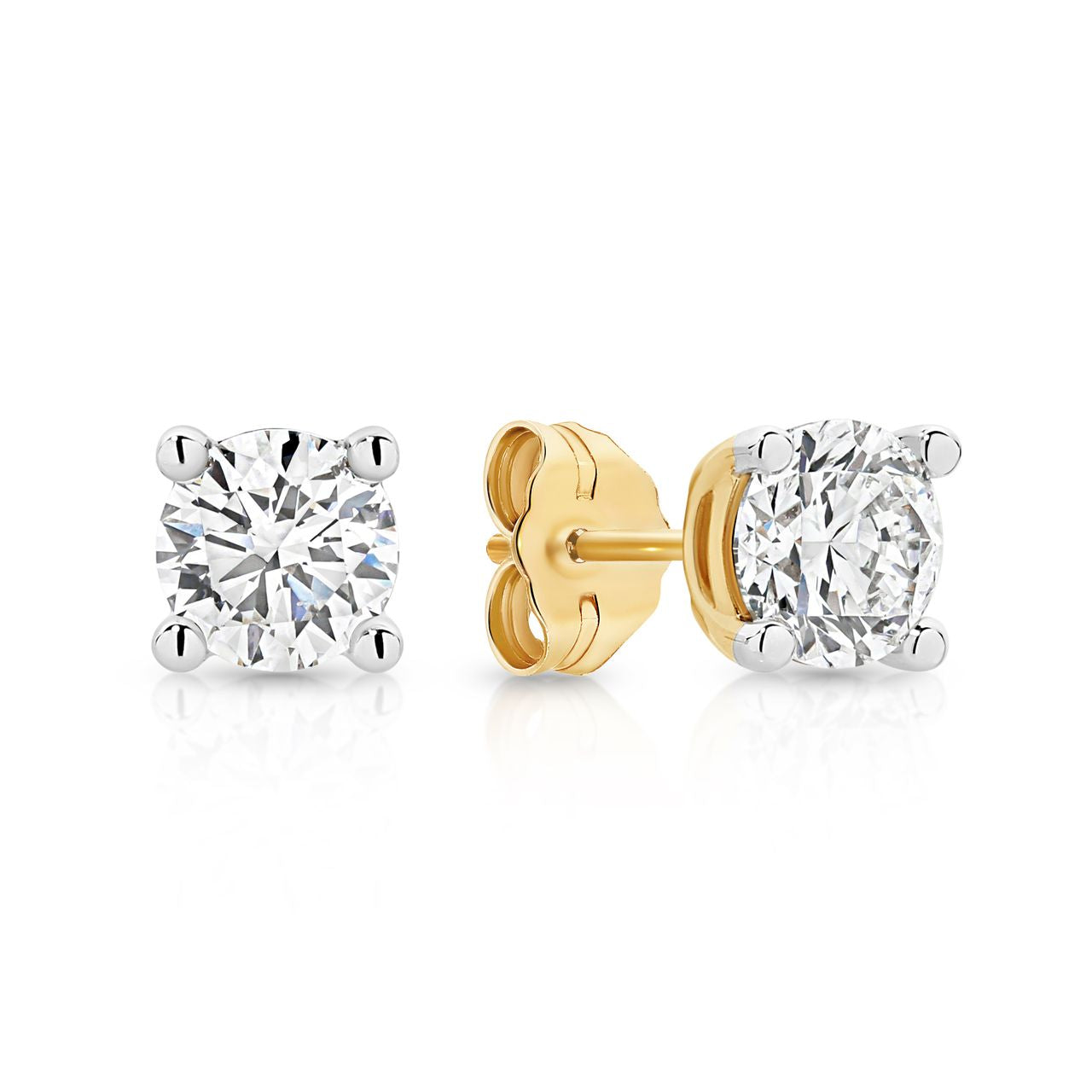 9ct 0.50ct lab grown diamond studs