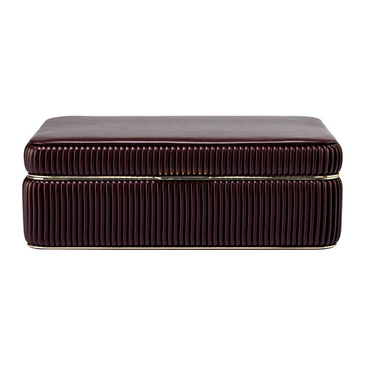 Wolf Bella Medium Jewellery Box Bordeaux