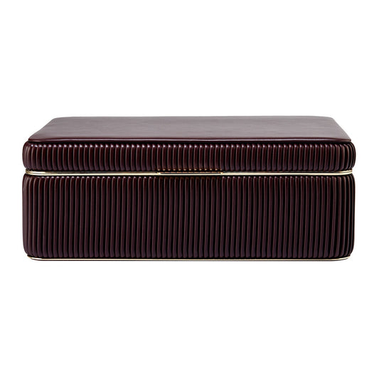 Wolf Bella Large Jewellery Box Bordeaux
