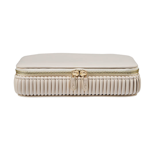 Wolf Bella Travel Zip Case Bone