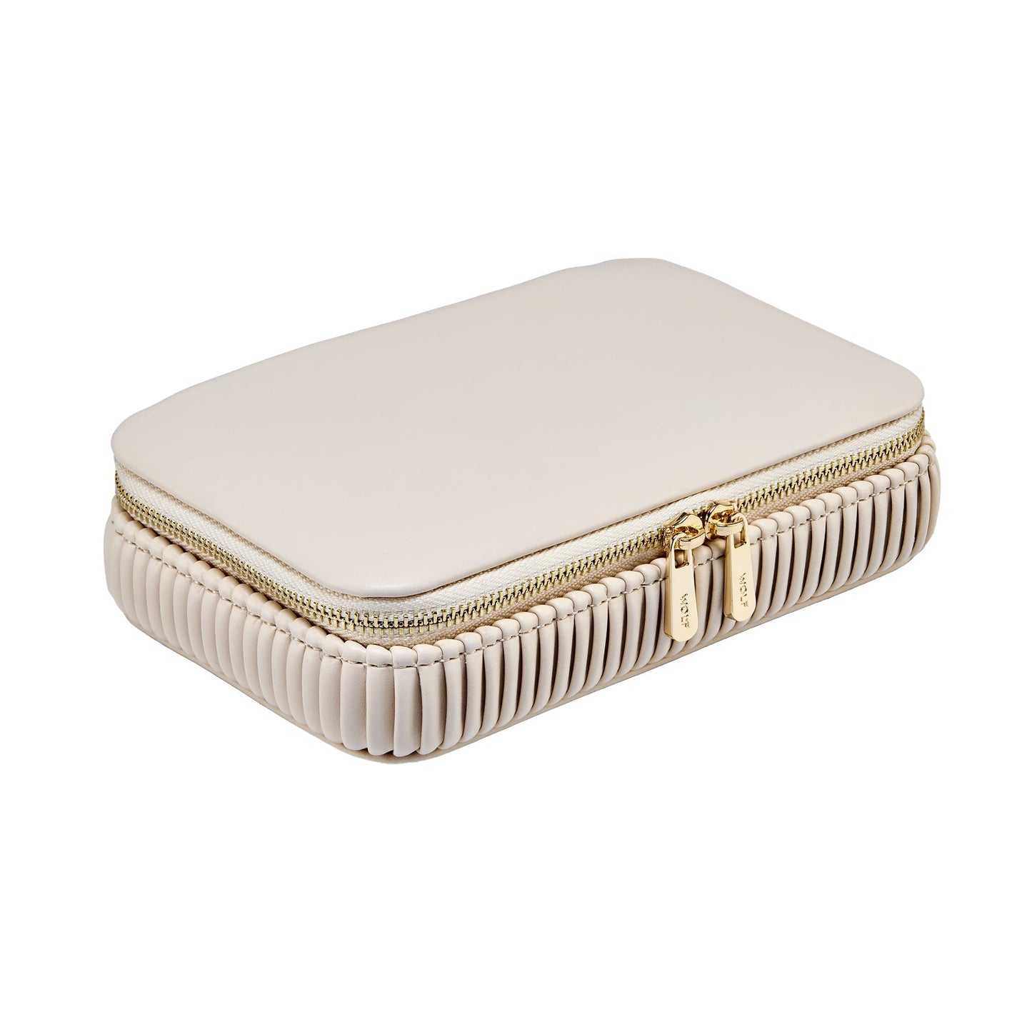 Wolf Bella Travel Zip Case Bone
