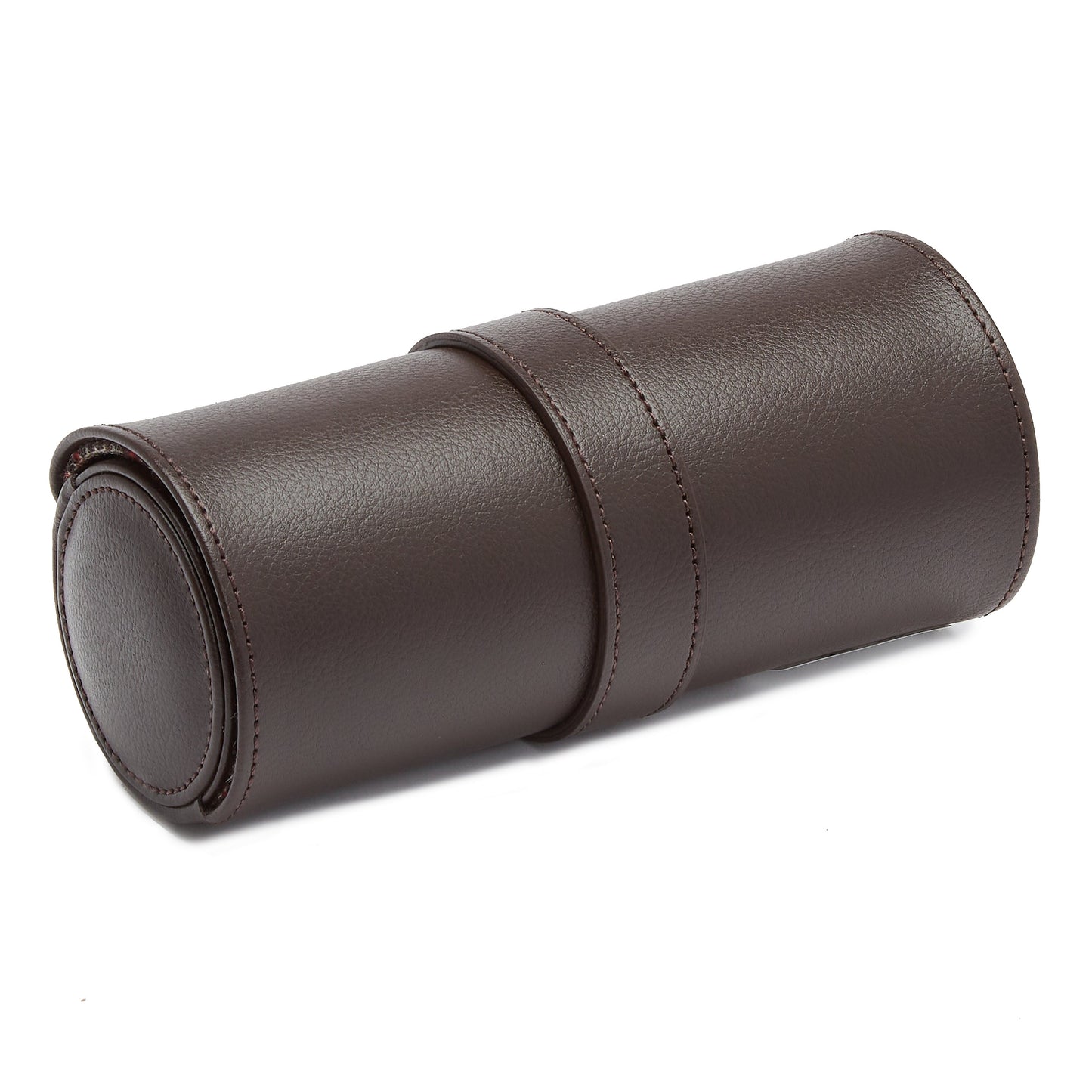 Wolf WM x WOLF Watch Roll with Cigar Case Brown