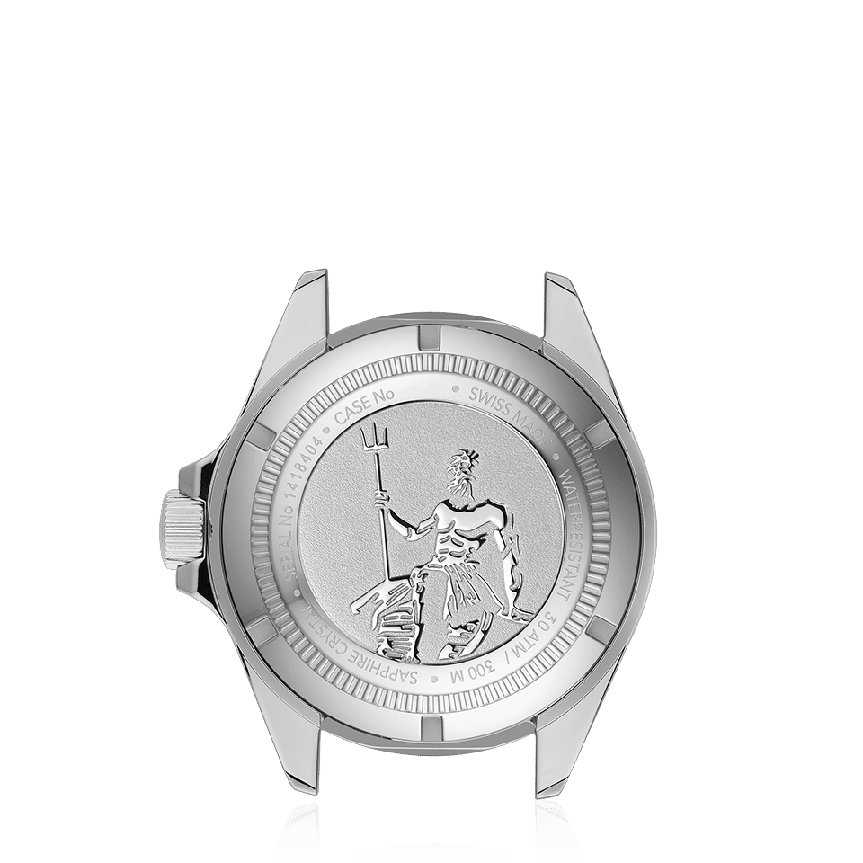 Edox Neptunian Grande Reserve Date Automatic Black/Rose