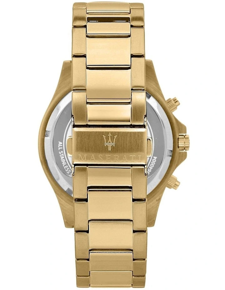 Maserati Sfida Chrono 44mm Gold Bracelet Watch R8873640008