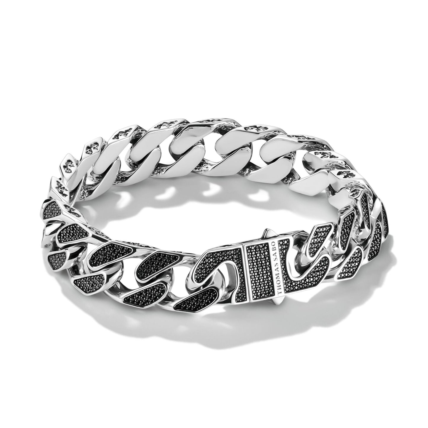 THOMAS SABO Black Pave Bracelet Rebel Icons
