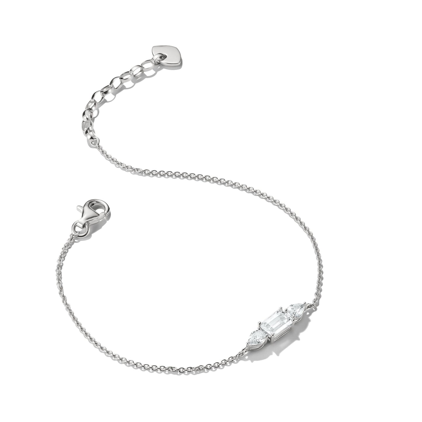 THOMAS SABO Bracelet with Sparkling Zirconia Stones Silver