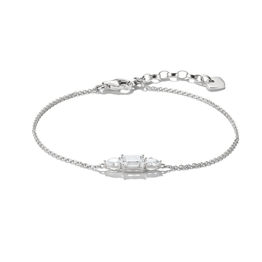 THOMAS SABO Bracelet with Sparkling Zirconia Stones Silver