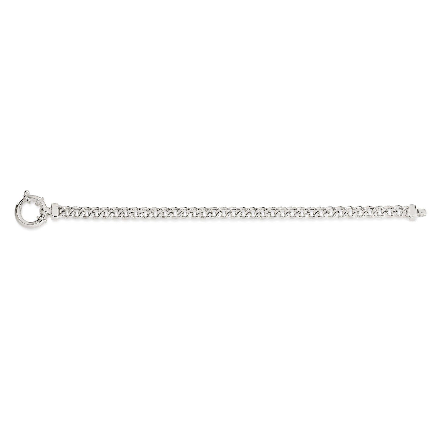 Silver curb Bracelet