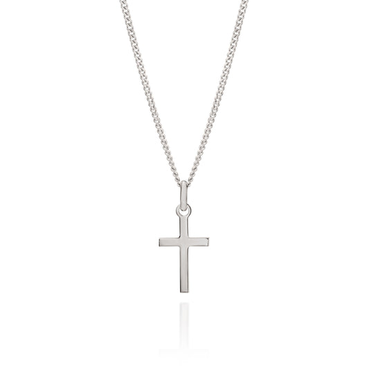 Silver cross pendant