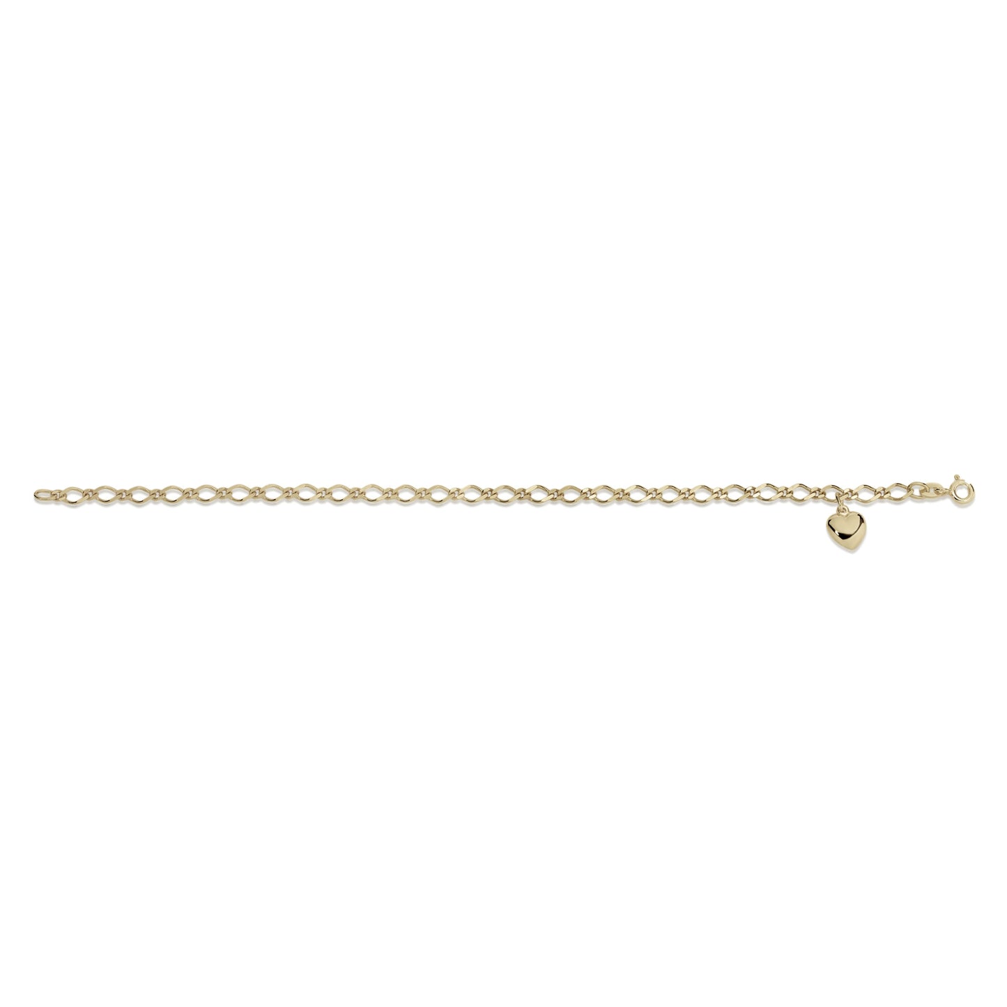 9ct gold charm bracelet
