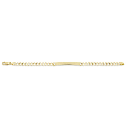 9ct gold ID bracelet