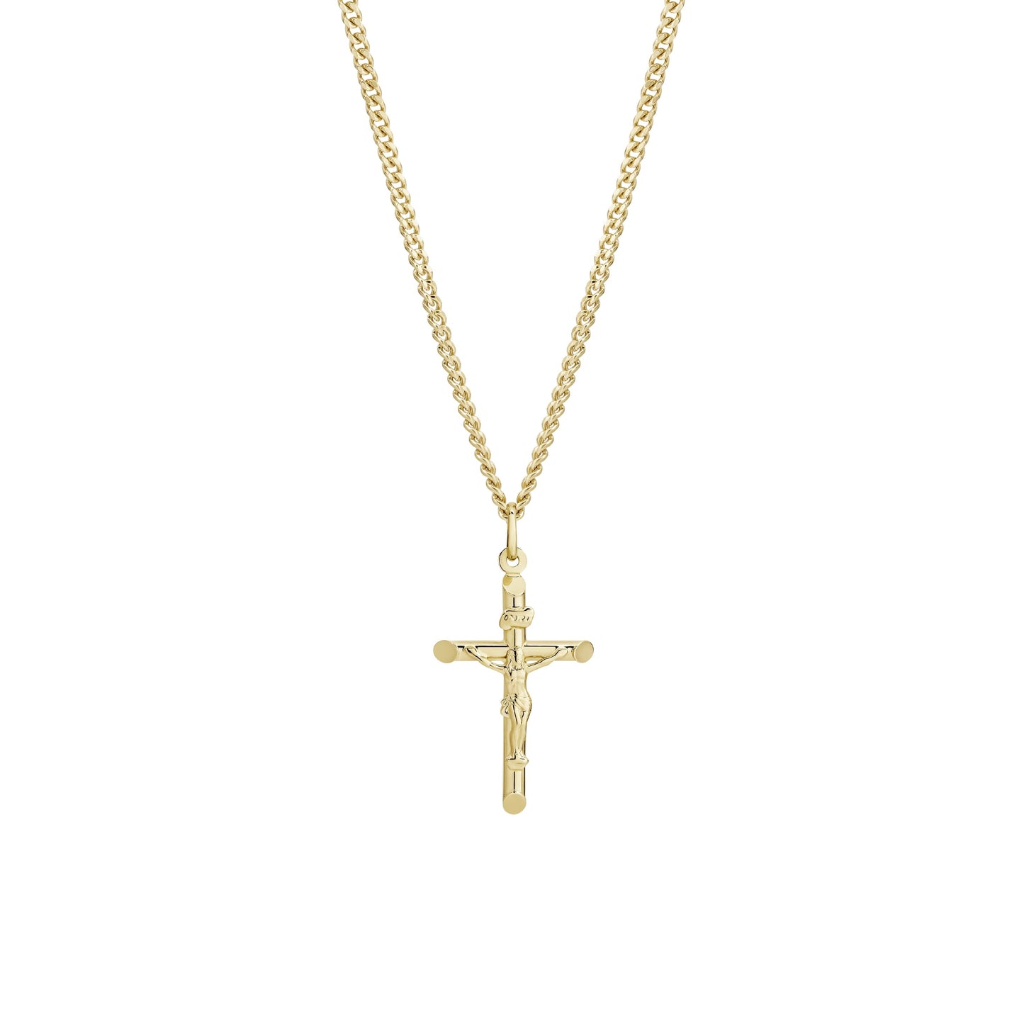 9ct gold crucifix pendant