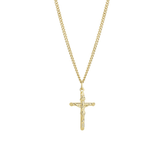 9ct gold crucifix pendant