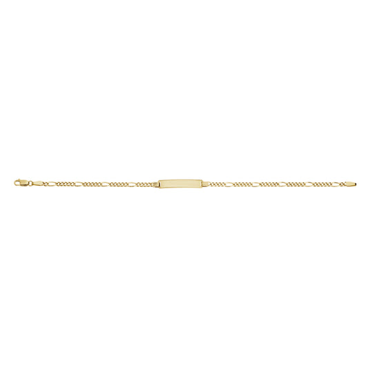 9ct gold ID bracelet