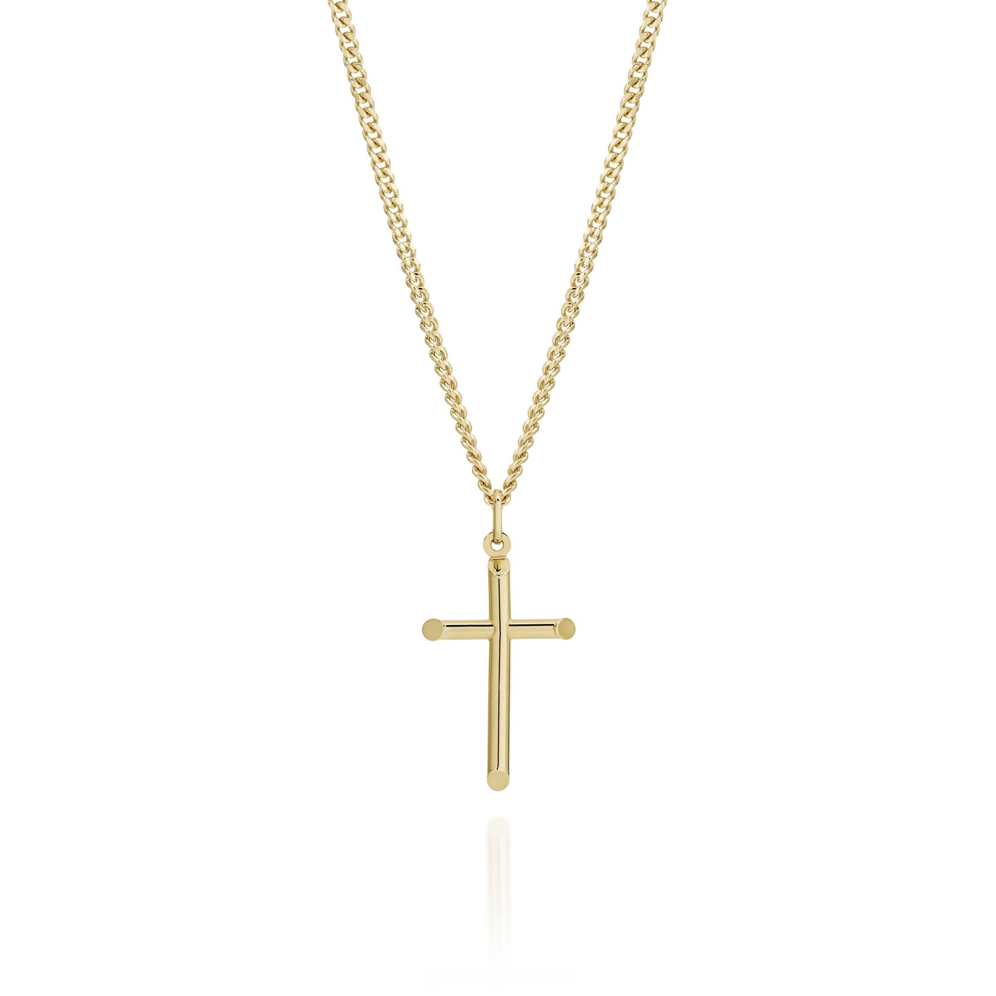 9ct gold cross pendant