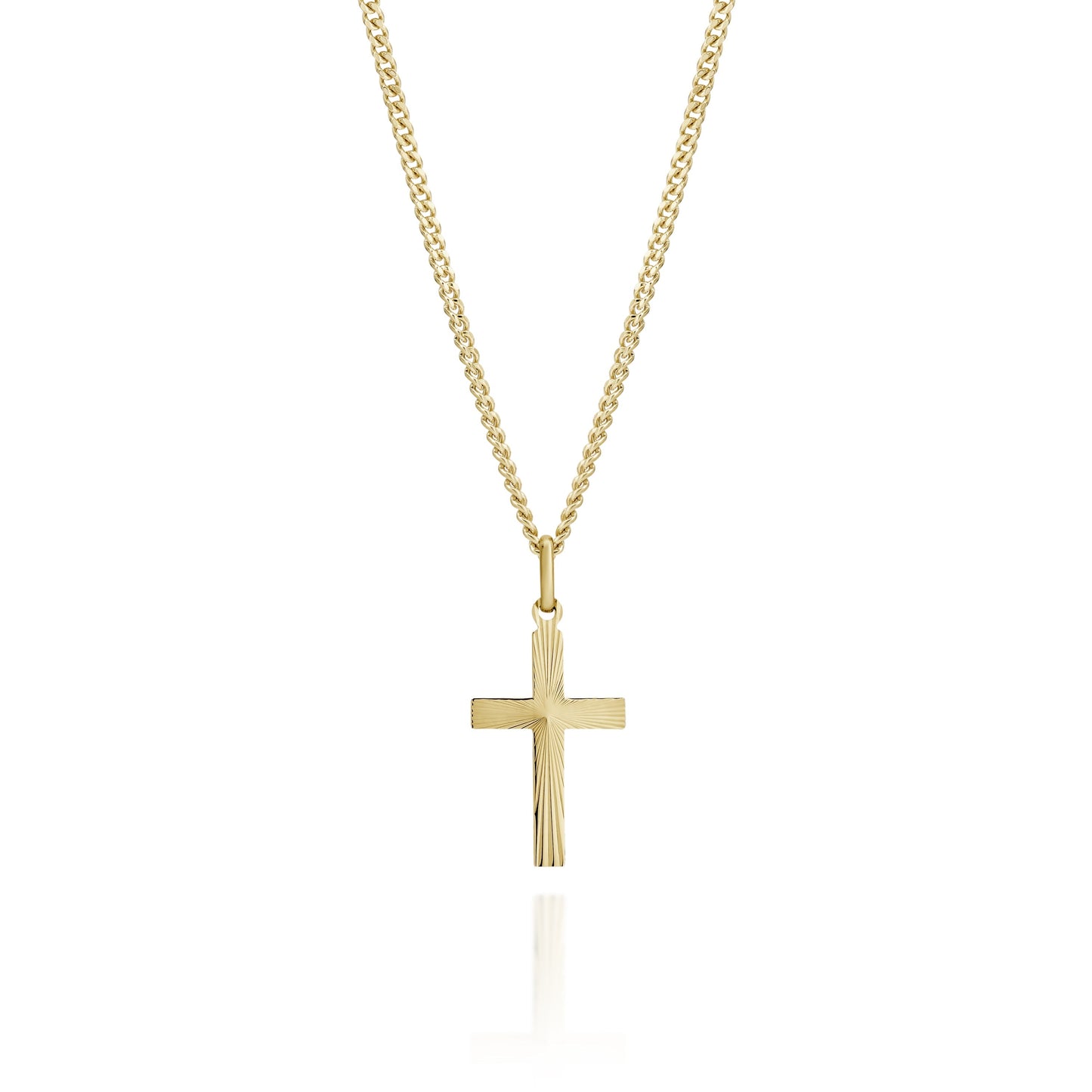 9ct gold cross pendant