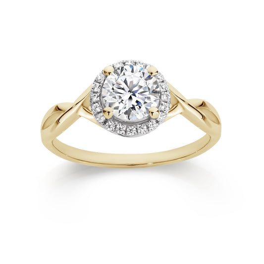 9ct cubic zirconia ring