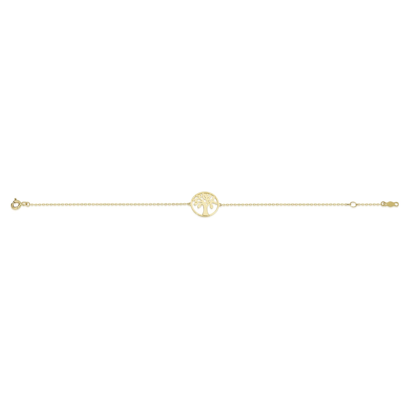 9ct gold tree of life bracelet