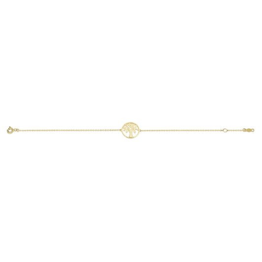 9ct gold tree of life bracelet