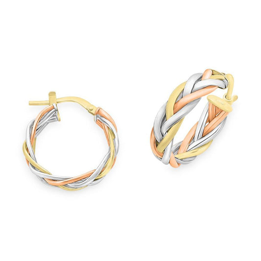 9Ct Gold Silver Filled Earrings