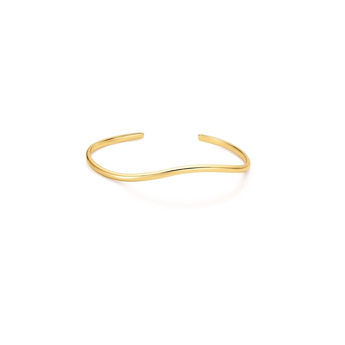 Ania Haie Gold Wave Cuff Bracelet