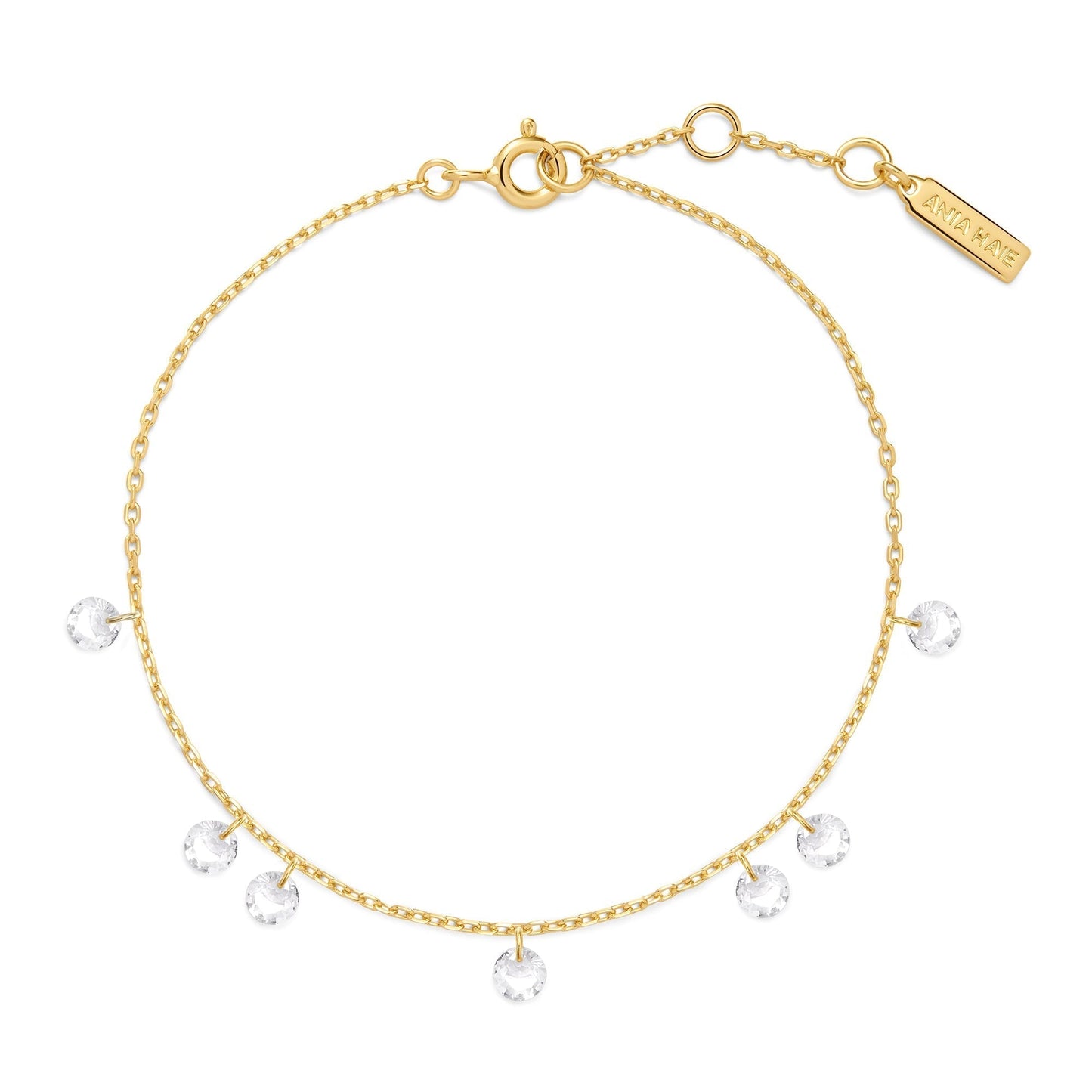 Ania Haie Gold Droplet Station Bracelet