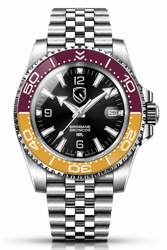 Brisbane Broncos ClubMaster Gameday — Official NRL Licensed Watch