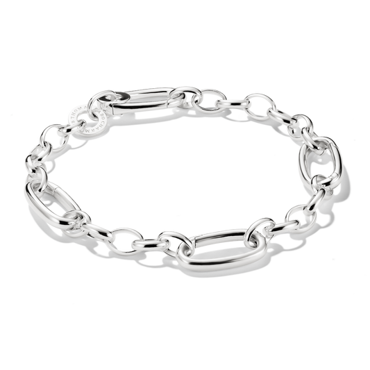 THOMAS SABO Charm bracelet with three Connect links Silver