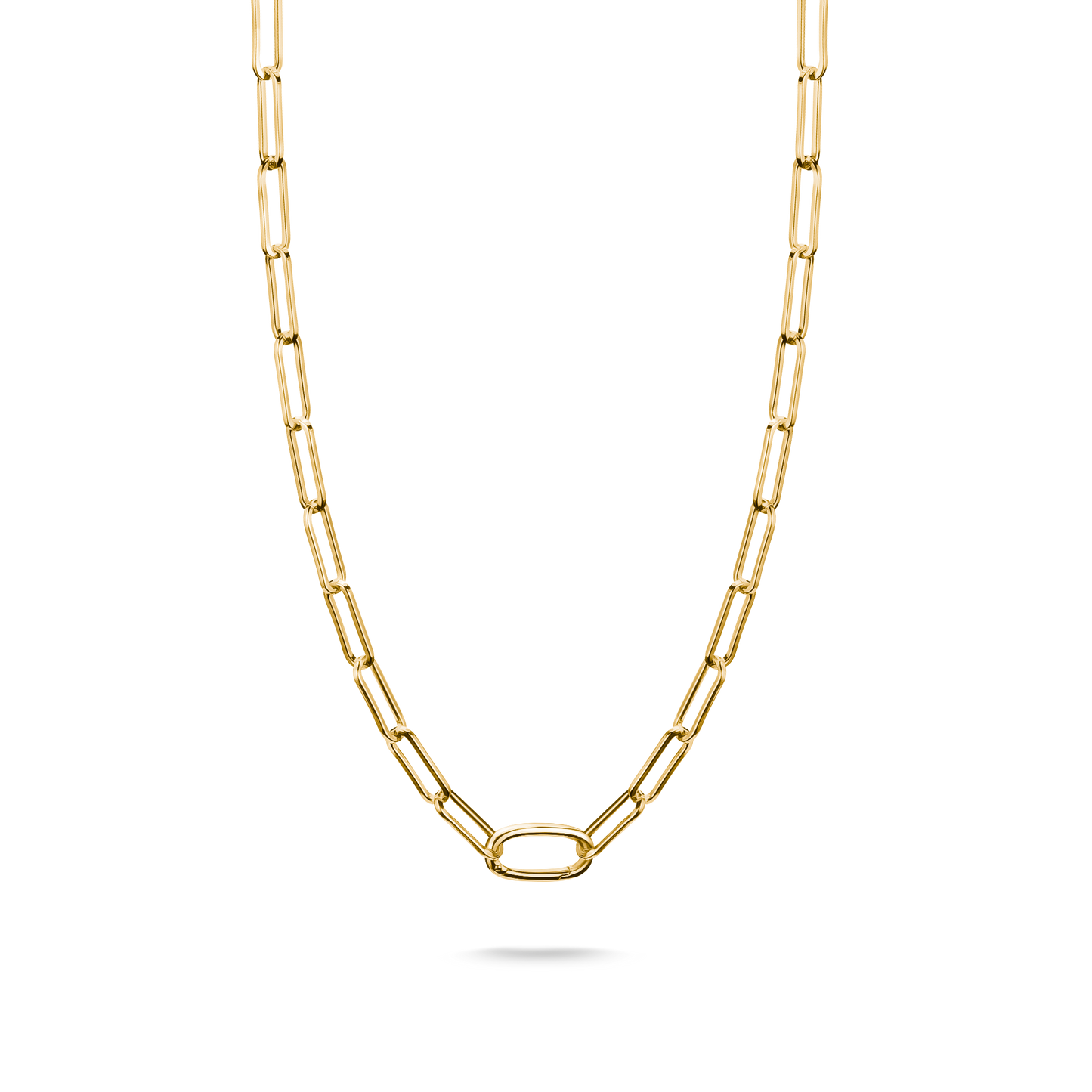 THOMAS SABO Connect Charm necklace paperclip Gold