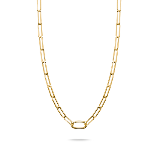 THOMAS SABO Connect Charm necklace paperclip Gold