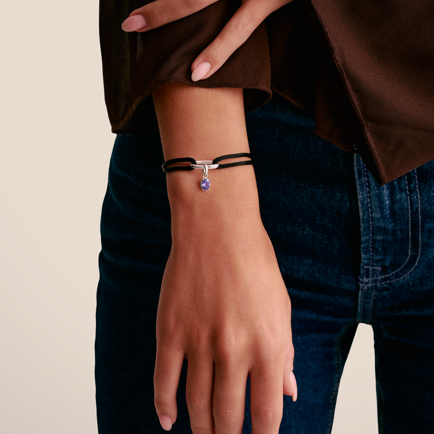 THOMAS SABO Connect Textile Bracelet Black