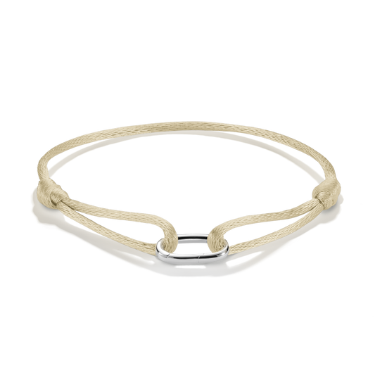 THOMAS SABO Connect Textile Bracelet Beige