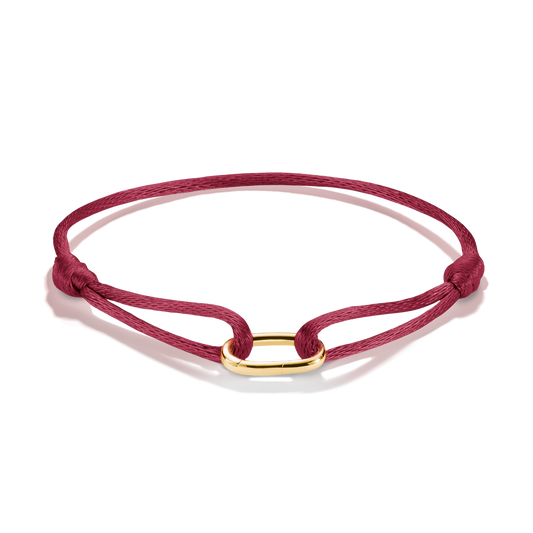 THOMAS SABO Connect Textile Bracelet Red