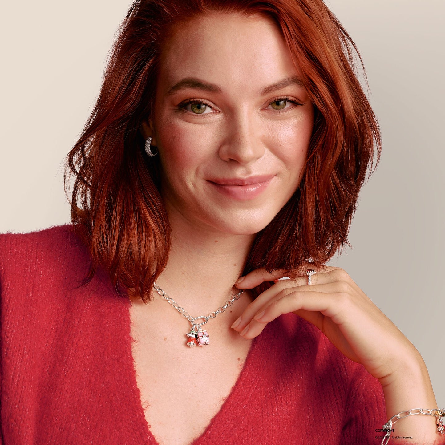 THOMAS SABO Connect Charm Pink Present