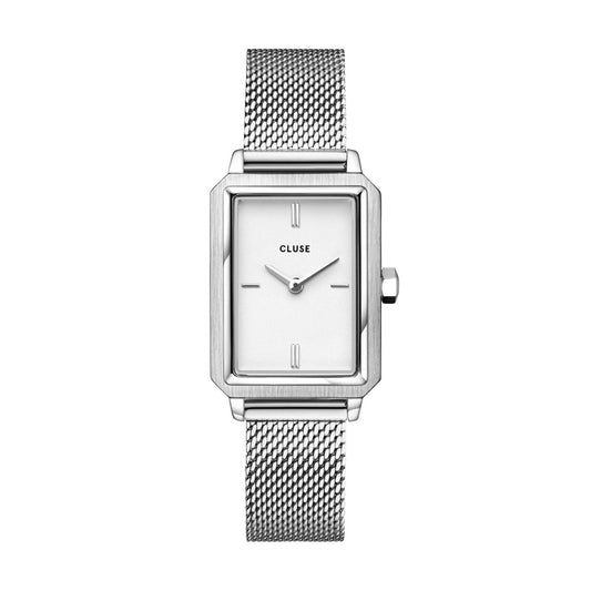 CLUSE Fluette White / Silver Mesh CW11509