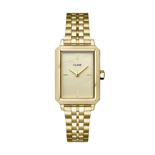 CLUSE Fluette Gold / Sand Textured Gold Link CW11511