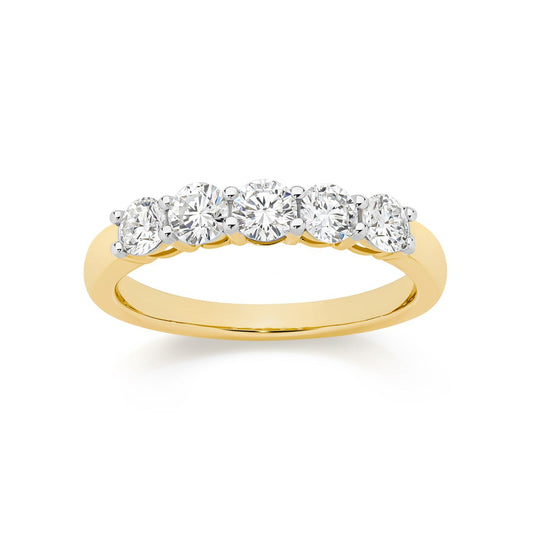9ct 1.00ct lab grown diamond ring