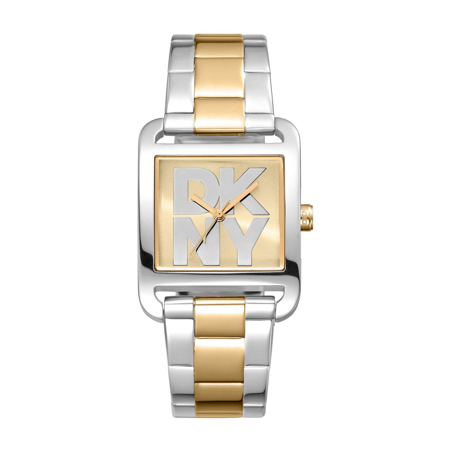 DKNY Iconic - City Maxi Two-Tone Stainless Steel 29x37mm Watch