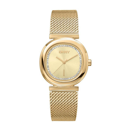 DKNY Evening Gold Stainless Steel 30mm Watch
