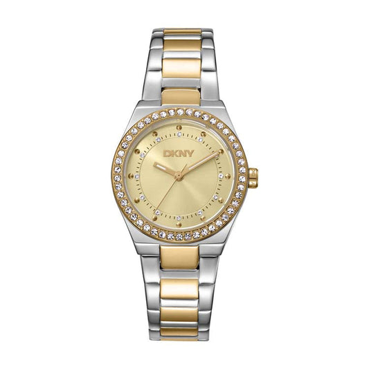 DKNY Evening Two-Tone Stainless Steel 30mm Watch