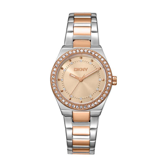 DKNY Evening Two-Tone Stainless Steel 30mm Watch