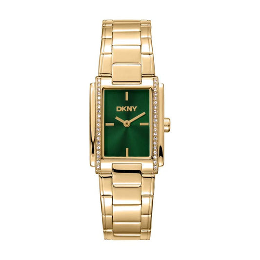 DKNY Evening Gold Stainless Steel 23x30mm Watch