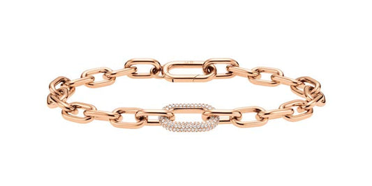 Daniel Wellington Crystal Link Bracelet Rose Gold