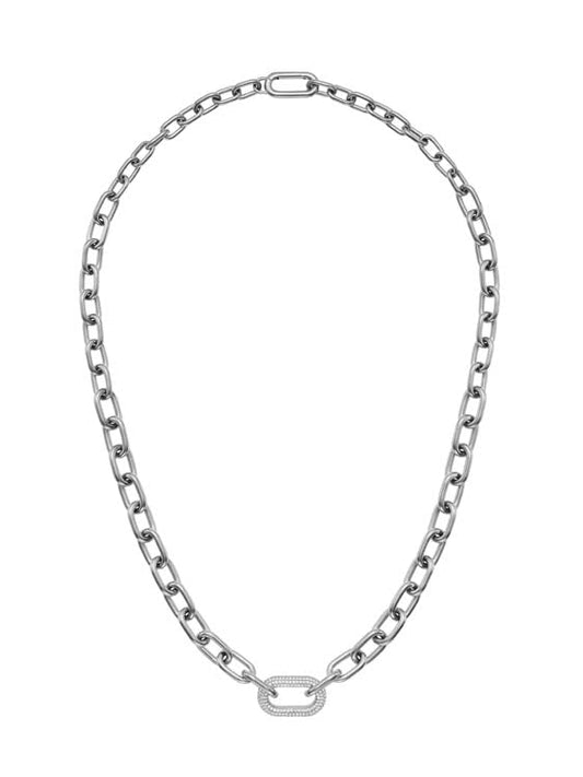 Daniel Wellington Crystal Link Necklace Silver