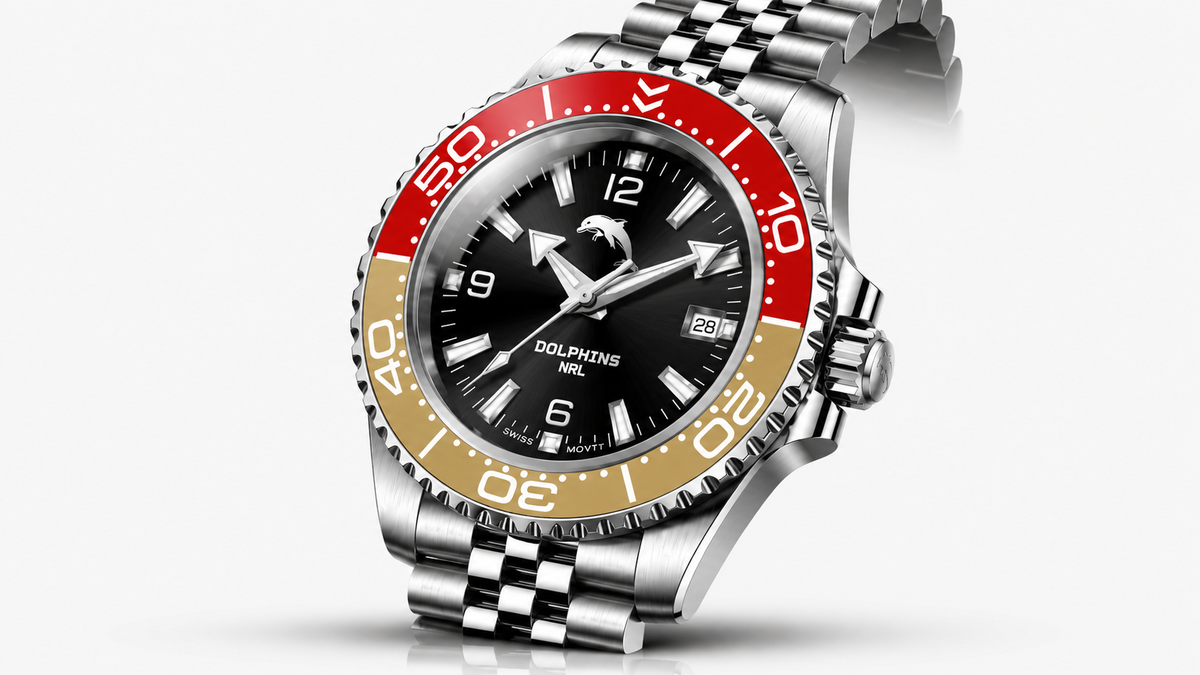 Dolphins ClubMaster Gameday — Official NRL Licensed Watch