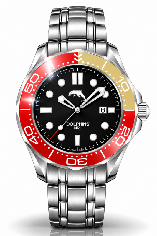 Dolphins MatchTimer Home Series — Official NRL Licensed Watch