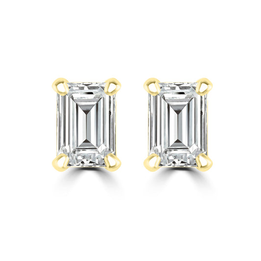0.20ct HI I1 Diamond Earrings in 9ct Yellow Gold