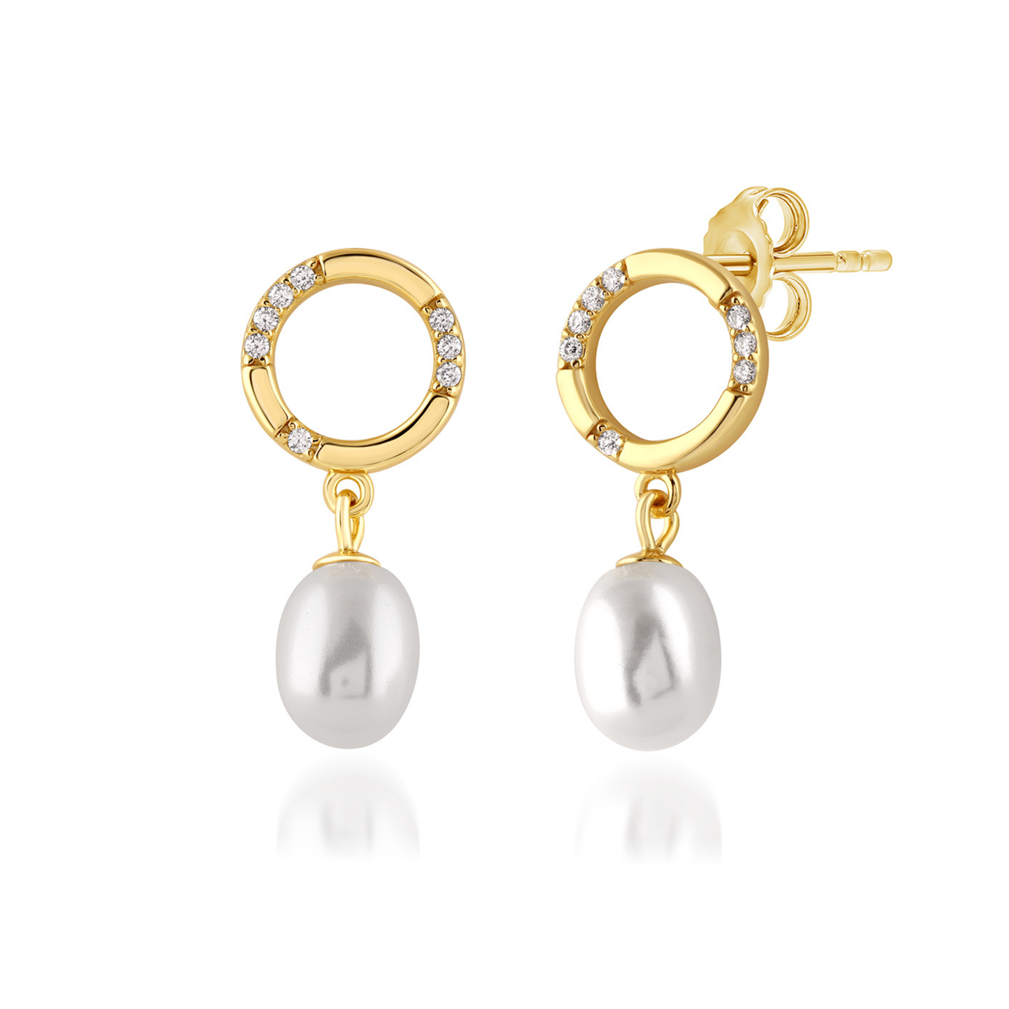 Georgini Alchemy Sol Earrings Gold