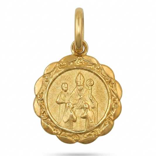 18ct Yellow Gold Confirmation Medal