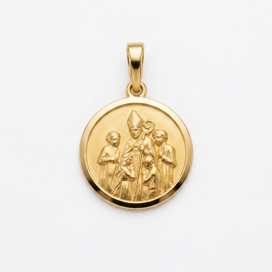 18ct Yellow Gold Confirmation Medal